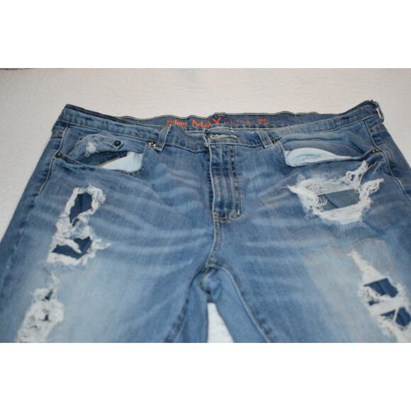Urban Pipeline Jeans Mens Size 36 x 30 Straight SLIM Fit Blue Cotton Blend - Picture 6 of 8